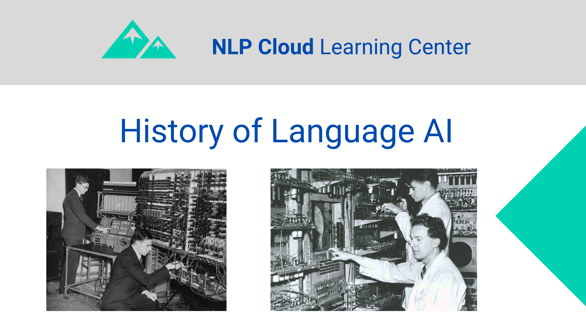 History of Language AI